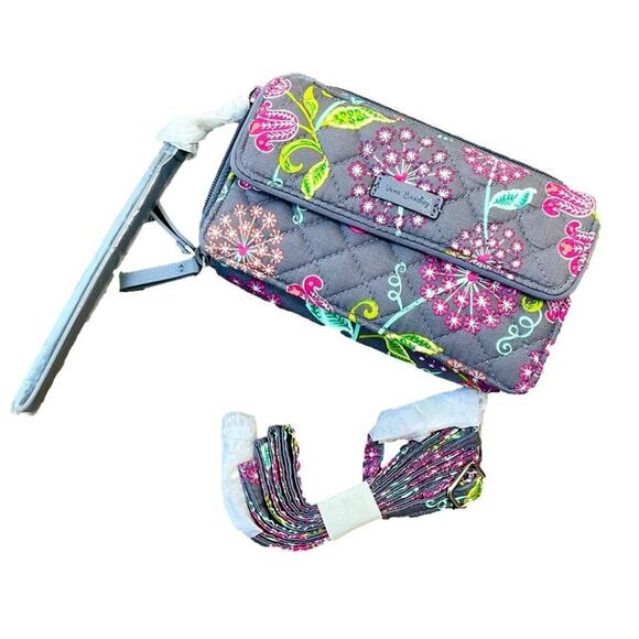 Vera Bradley Disney Mickey and Friends Gray All in One Crossbody Wristlet by NWT - Picture 4 of 10